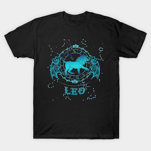 Leo Zodiac Horoscope T-Shirt by beelz